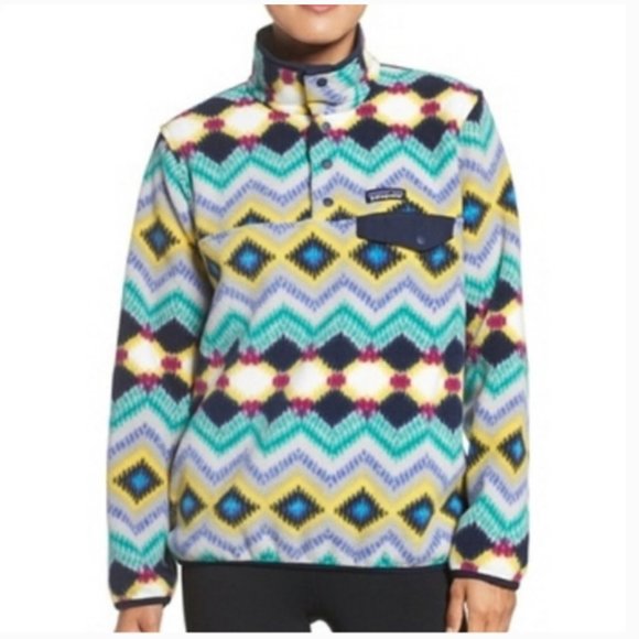 Patagonia Jackets & Blazers - Patagonia Synchilla Snap-T Fleece Pullover Timber Twist Aztec Size: S